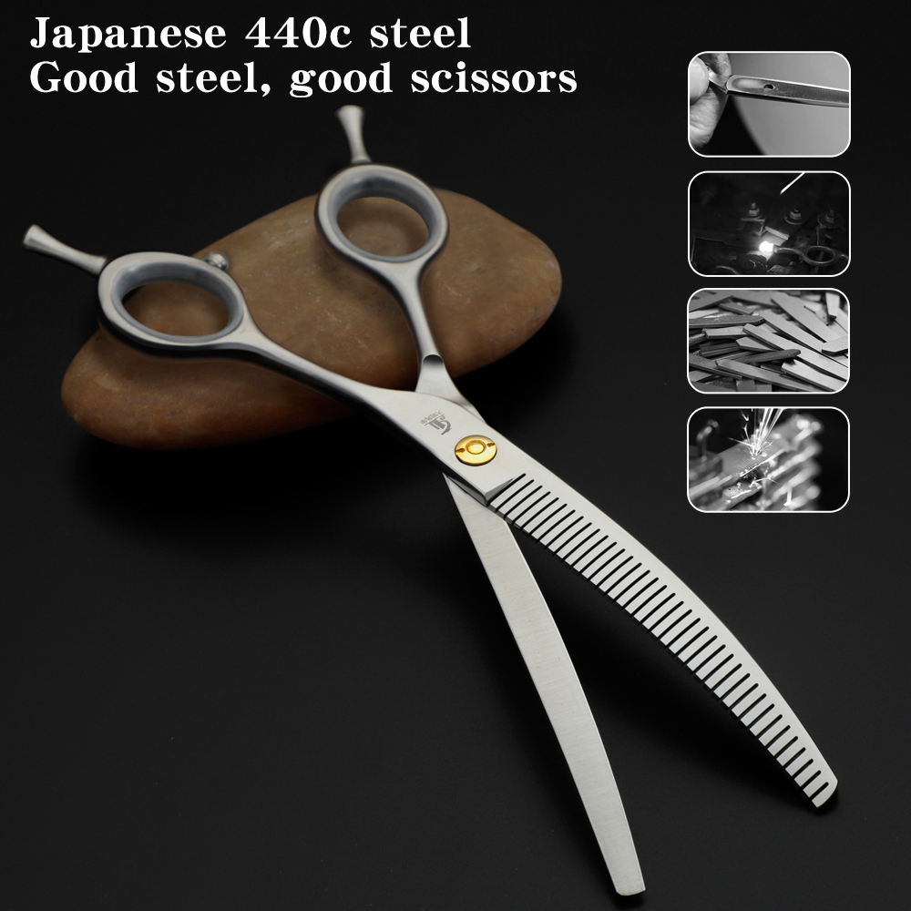 Refinement Curved Teeth Scisso - Grooming Scissors 评论和价格
