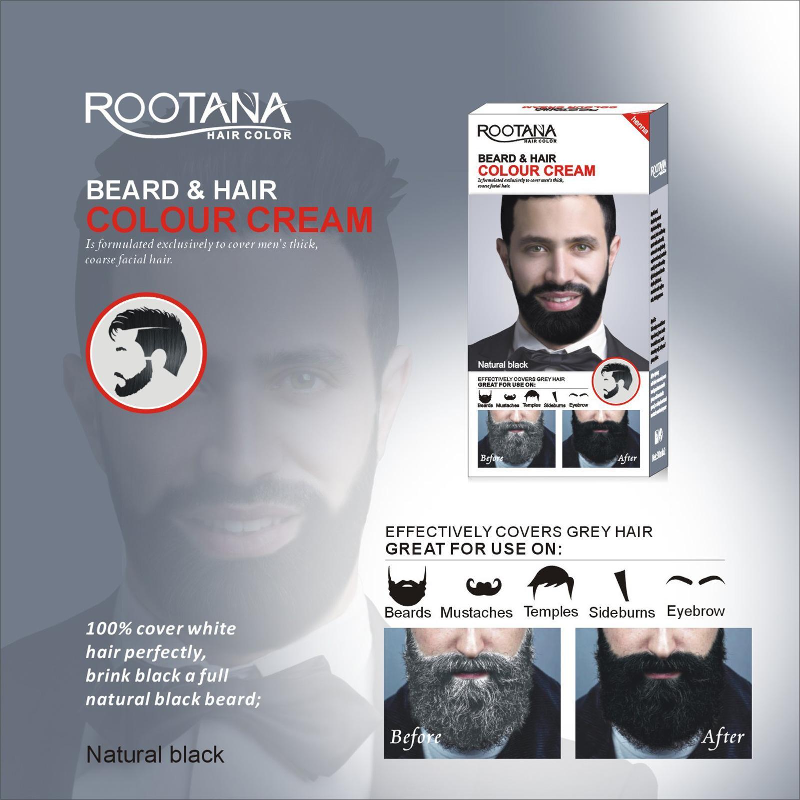 Mens Beard Dye 60ML Mustache D - Shaving Cream 评论和价格
