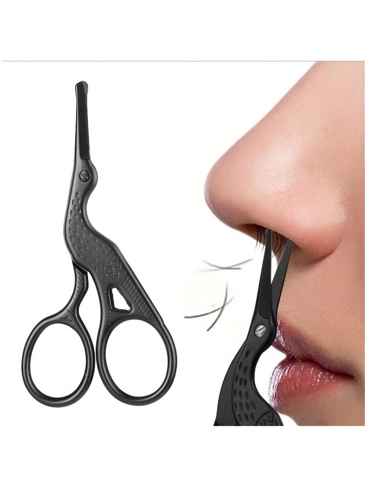 Nose Hair Scissors, Stainless  - Nose Trimmer 评论和价格