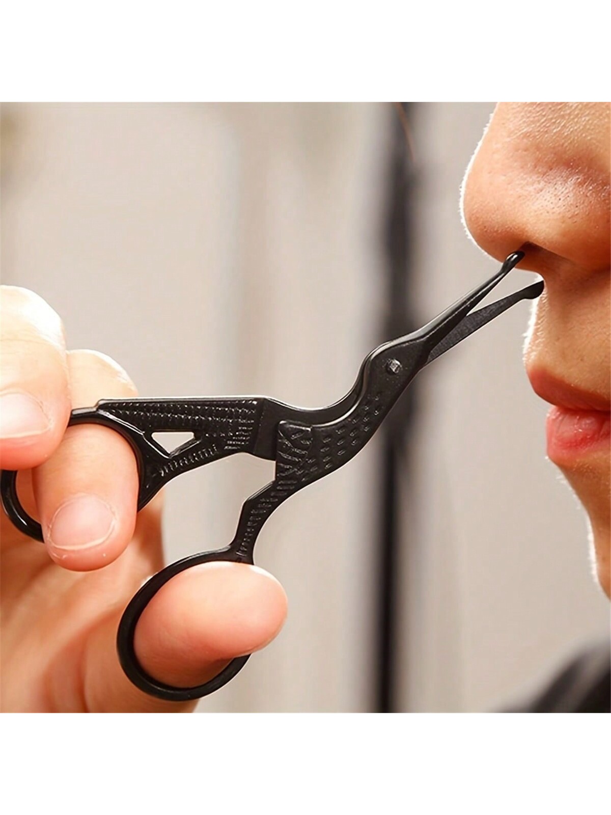 Nose Hair Scissors, Stainless  - Nose Trimmer 评论和价格